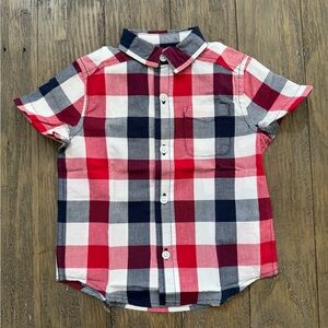 The Children’s Place plaid button-down shirt size 12–18M
New